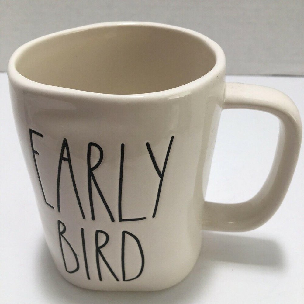Rae Dunn Early Bird Mug Large Letter Magenta LL